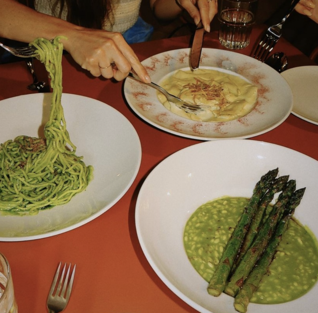Pasta at La Terrazza