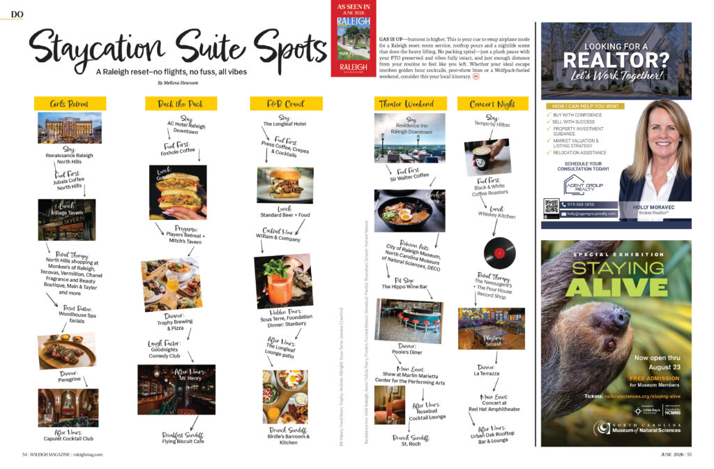 La Terrazza Mentioned in Raleigh Magazine